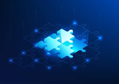 Yapboz geçmişi, organizasyonda hedeflere ve başarıya ulaşmak için iş hayatında takım çalışması, koordinasyon ve işbirliğini temsil eder..