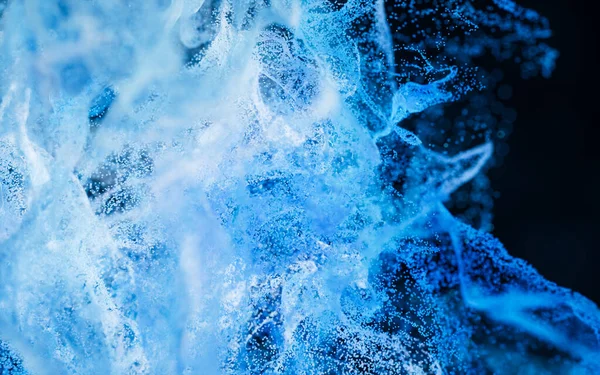Abstract Wave Particles Diffuse Powder Rendering Digital Drawing — Stock Photo, Image