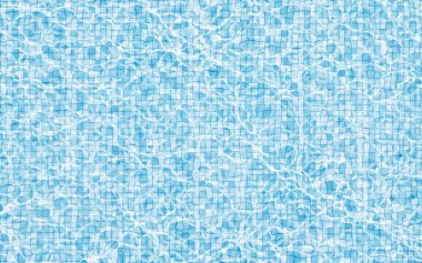 Yakıcı fenomenlerle dolu su yüzeyi, 3 boyutlu görüntüleme. Dijital çizim.