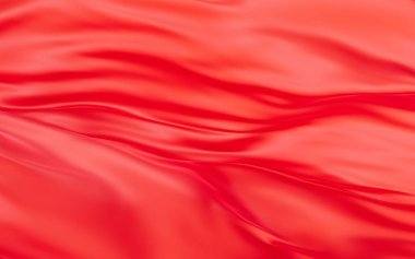 Pürüzsüz dalga bezi arka plan, 3 boyutlu görüntüleme. Dijital çizim.