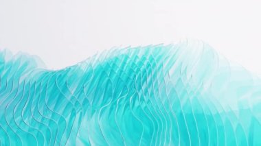 Gradient multilayer glass background, 3d rendering.