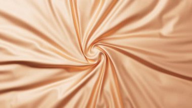 Soft cloth with rotating shape, 3d rendering.