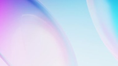 Gradient transparent geometry background, 3d rendering.