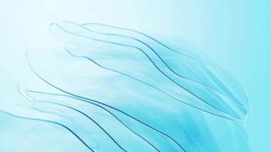 Gradient multilayer glass background, 3d rendering.