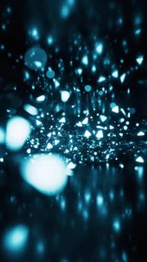 Parlak neon ışıklar tüneli, 3D görüntüleme.
