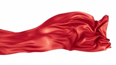 Akan dalga bezi eğrisi alfa kanalı, 3D görüntüleme.