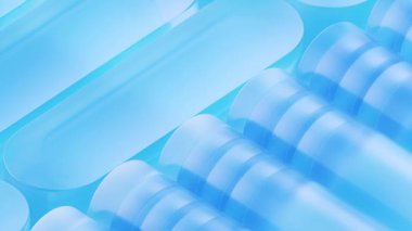 Soyut cam şekilli arkaplan, 3D görüntüleme.