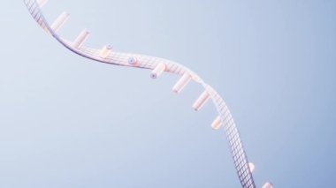 Biyolojik konsepte sahip RNA, 3D görüntüleme.