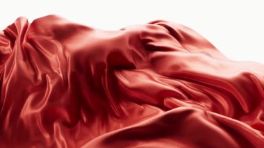 Akan kırmızı dalga bez arka plan, 3D görüntüleme.