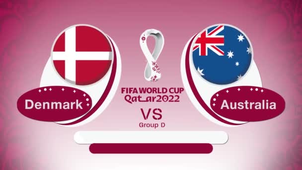 Wereldkampioenschap Voetbal 2022 Qatar — Stockvideo