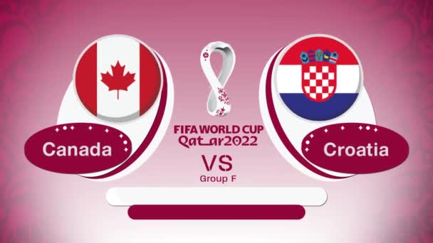 Fifa Copa Del Mundo 2022 Qatar — Vídeo de stock