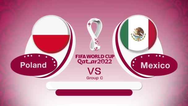 Fifa Dünya Kupası 2022 Katar — Stok video