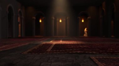 İçerideki 3D Cami Canlandırması