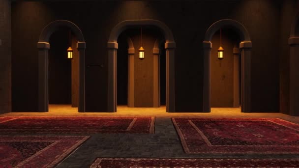 Mosquée Animation Intérieure — Video