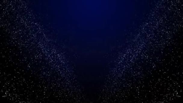 Μπλε Βρόχος Υποβάθρου Σωματιδίων — Αρχείο Βίντεο