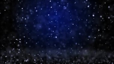 Soyut Mavi Parçacıklar Arkaplan Döngüsü