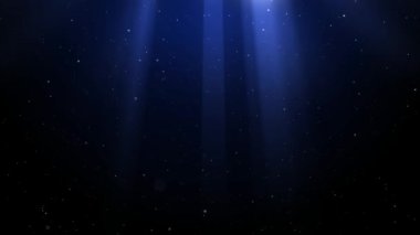 Soyut Mavi Parçacıklar Arkaplan Döngüsü