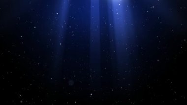 Soyut Mavi Parçacıklar Arkaplan Döngüsü