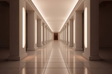 Şeffaf Arap feneri, güzel Müslüman süsleme lambaları zincirlerde asılı.