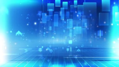 Mavi Kurumsal Arkaplan Döngüsü, Şirket Geçmişi, Ticaret ve Pazarlama Konsepti