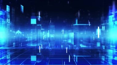 Mavi Kurumsal Arkaplan Döngüsü, Şirket Geçmişi, Ticaret ve Pazarlama Konsepti