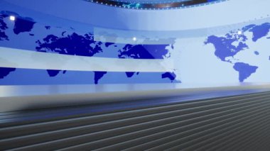 Dünya Haritası arka planı. Haber stüdyosu haberleri ve son dakika haberleri için canlı yayındayız.