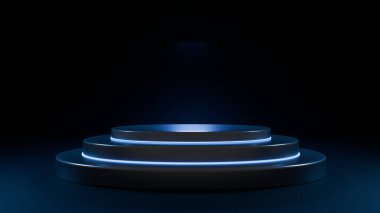 Ürün ekran platformu. 3B görüntüleme