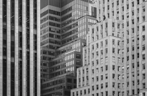Building of Manhattan, Black and white background