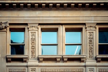Modern ofis binasının ayrıntıları; mimari ayrıntılar; 