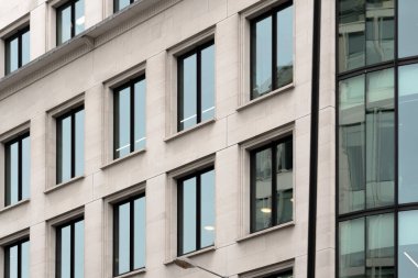 Modern ofis binasının ayrıntıları; mimari ayrıntılar; 