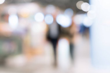 Bulanık alışveriş merkezi arka planı