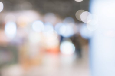 Bulanık alışveriş merkezi arka planı