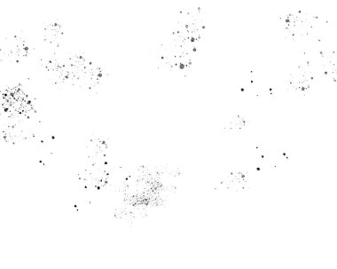 Beyaz arkaplanda soyut mürekkep sıçraması