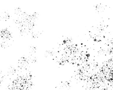 Beyaz arkaplanda soyut mürekkep sıçraması