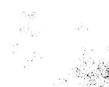 Beyaz arkaplanda soyut mürekkep sıçraması