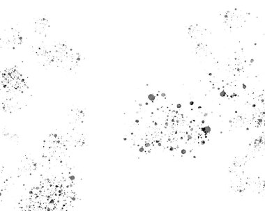 Beyaz arkaplanda soyut mürekkep sıçraması