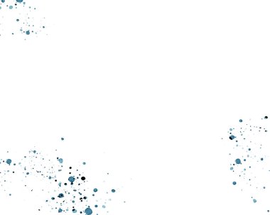 Beyaz arkaplanda soyut mürekkep sıçraması