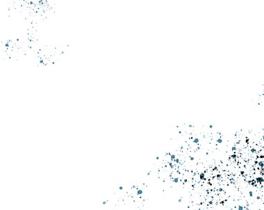 Beyaz arkaplanda soyut mürekkep sıçraması