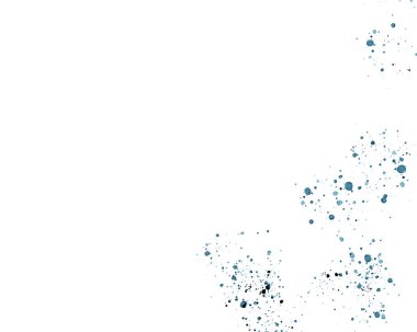 Beyaz arkaplanda soyut mürekkep sıçraması