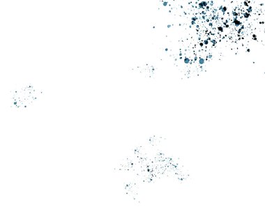 Beyaz arkaplanda soyut mürekkep sıçraması