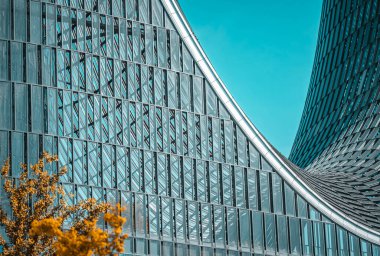 İş bölgesinde modern finans binaları; Mimari Geçmişler