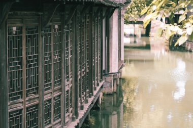 Güzel bir tarihi Çin su kasabası.