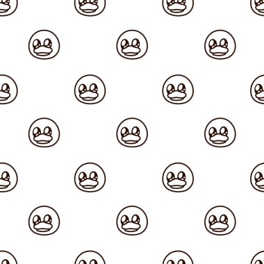 vektör dosyaları tam karalama çizgisi biçiminde ördek yüzünün tekrarlanabilir kusursuz deseni