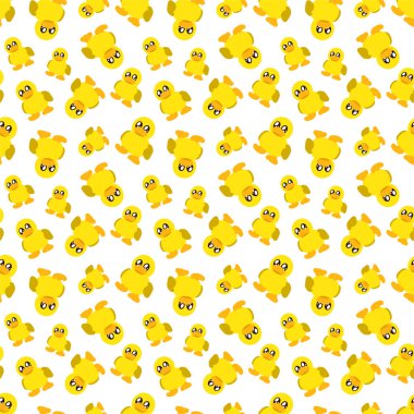 Düz dizaynlı ördeğin tekrarlanabilen vektör dosyaları