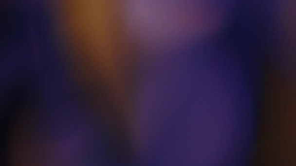 Разноцветный Свет Просачивает Кадров Черном Фоне Накладки Вспышки Студии Объектива — стоковое видео