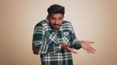 Man raising hands asking what why reason of failure, demonstrating disbelief irritation by troubles trendy social media meme anti lifehacks ridicules people who complicate simple tasks for no reason