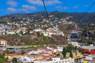 Portekiz 'deki Madeira adasının güzel taklitleri.