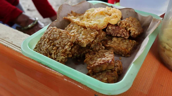 Rujak Cingur Jest Słynnym Tradycyjnym Jedzeniem Jeść Java Wykonane Warzyw — Zdjęcie stockowe
