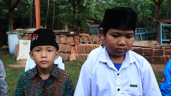 インドネシアのバタン サントリ国立記念公園に出席しながら 学校の学生アルクルアーン教育公園 2022年10月22日 — ストック写真