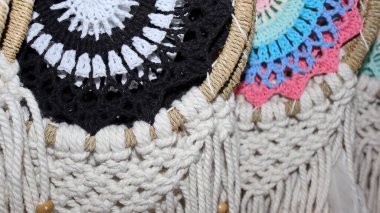 Boho colorful accessories bohemian scandinavian style